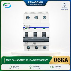 MCB Panasonic 3P 10A 6kA BBD3103CNV