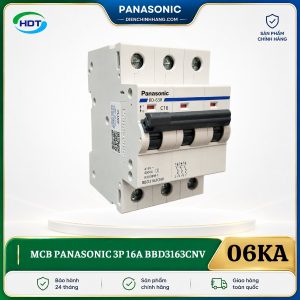 MCB Panasonic 3P 16A 6kA BBD3163CNV