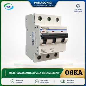 MCB Panasonic 3P 20A 6kA BBD3203CNV
