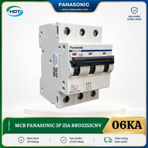 MCB Panasonic 3P 25A 6kA BBD3253CNV