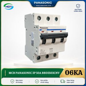 MCB Panasonic 3P 50A 6kA BBD3503CNV