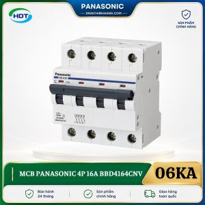 MCB Panasonic 4P 16A 6kA BBD4164CNV
