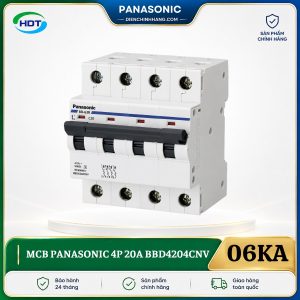MCB Panasonic 4P 20A 6kA BBD4204CNV