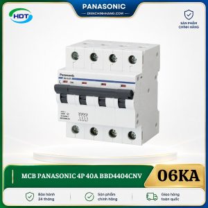 MCB Panasonic 4P 40A 6kA BBD4404CNV