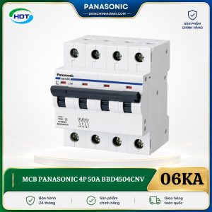 MCB Panasonic 4P 50A 6kA BBD4504CNV