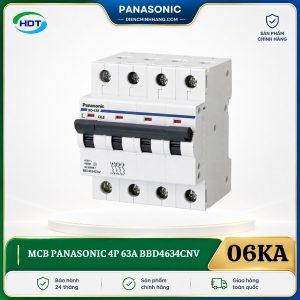 MCB Panasonic 4P 63A 6kA BBD4634CNV