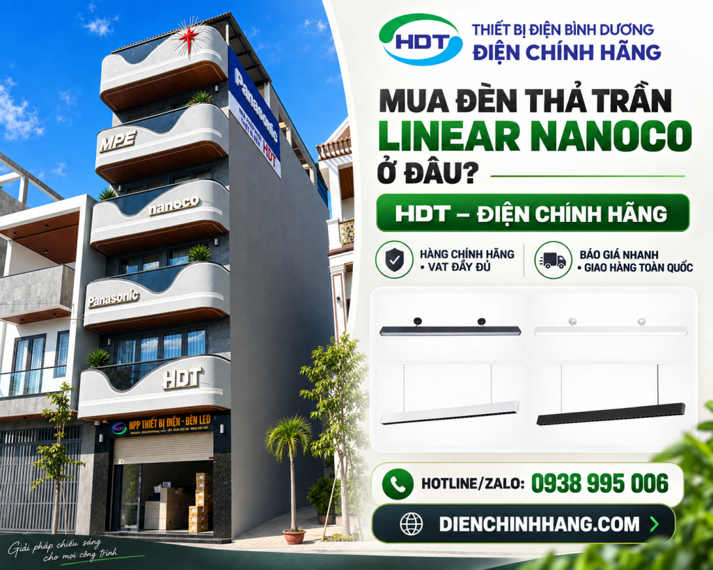 Mua Đèn Thả Trần - LINEAR Nanoco chính hãng ở đâu?
