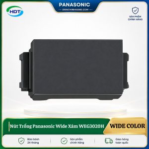 Nút Trống Panasonic Wide Xám WEG3020H