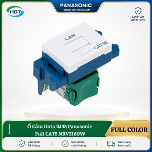 Ổ Cắm Data RJ45 Panasonic Full CAT5 NRV3160W