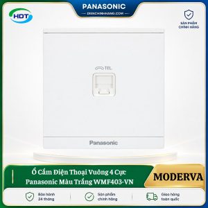 Ổ Cắm Điện Thoại 4 Cực Panasonic Moderva WMF403-VN