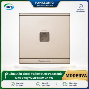 Ổ Cắm Điện Thoại 4 Cực Panasonic Moderva WMF403MYZ-VN