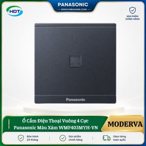 Ổ Cắm Điện Thoại 4 Cực Panasonic Moderva WMF403MYH-VN