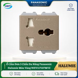 Ổ Cắm Đơn 3 Chấu Đa Năng Panasonic Halumie WEV117107MYZ