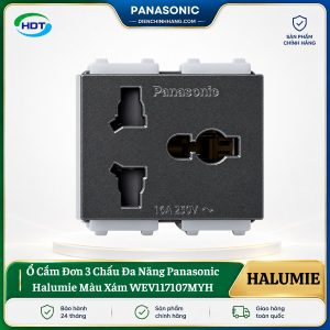 Ổ Cắm Đơn 3 Chấu Đa Năng Panasonic Halumie WEV117107MYH