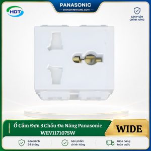 Ổ Cắm Đơn 3 Chấu Đa Năng Panasonic WEV117107SW