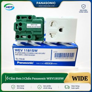 Ổ Cắm Đơn 3 Chấu Panasonic WEV1181SW