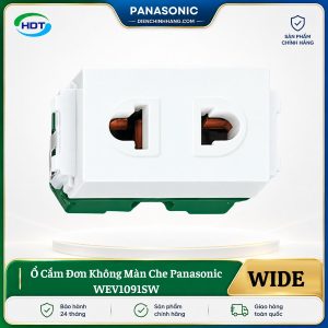 Ổ Cắm Đơn Không Màn Che Panasonic WEV1091SW