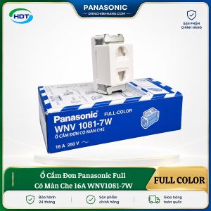 Ổ Cắm Đơn Panasonic Full Có Màn Che 16A WNV1081-7W