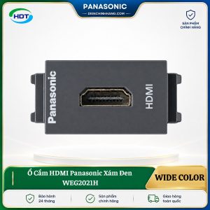 Ổ Cắm HDMI Panasonic Xám Đen WEG2021H