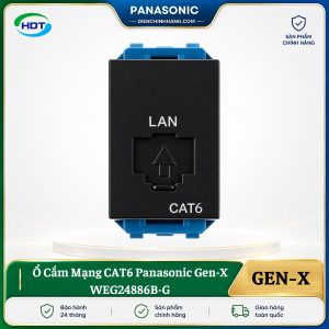 Ổ Cắm Mạng CAT6 Panasonic Gen-X WEG24886B-G