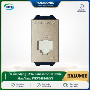 Ổ Cắm Mạng CAT6 Panasonic Halumie WEV24886MYZ