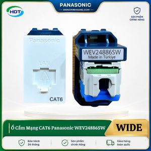 Ổ Cắm Mạng CAT6 Panasonic WEV24886SW