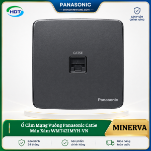 Ổ Cắm Mạng Vuông Panasonic Cat5e Màu Xám WMT421MYH-VN