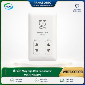 Ổ Cắm Máy Cạo Râu Panasonic WSBC9120W