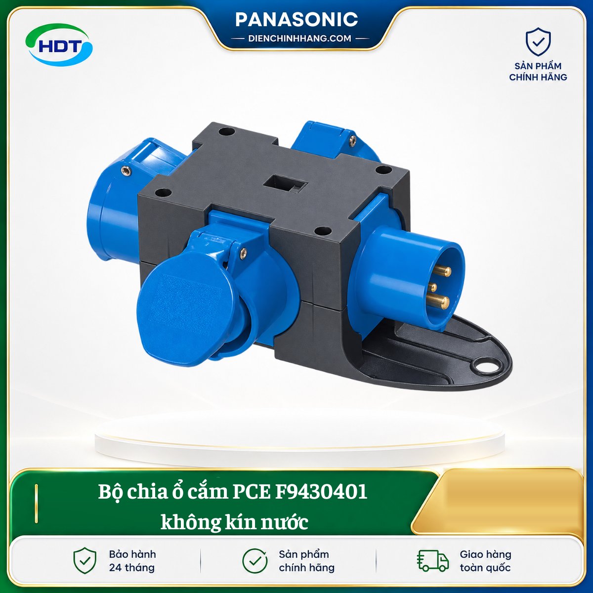 Bộ chia ổ cắm PCE F9430401 không kín nước