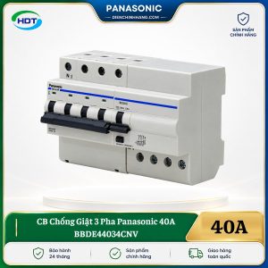 CB Chống Giật 3 Pha Panasonic 40A BBDE44034CNV