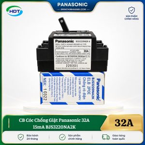 CB Cóc Chống Giật Panasonic 32A 15mA BJS3220NA2K