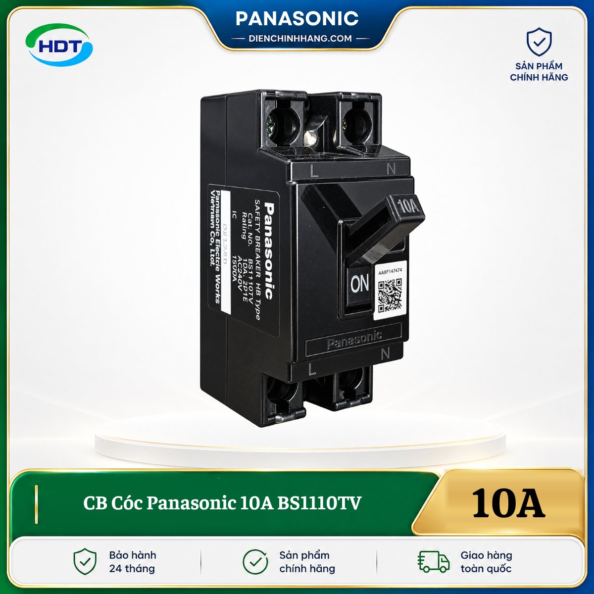 CB Cóc Panasonic 10A BS1110TV