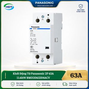 Khởi Động Từ Panasonic 2P 63A 11.6kW BMD2063204ACV