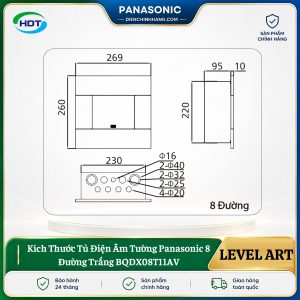 Tủ Điện Âm Tường Panasonic 8 Đường BQDX08T11AV