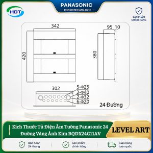 Tủ Điện Âm Tường Panasonic 24 Đường BQDX24G11AV