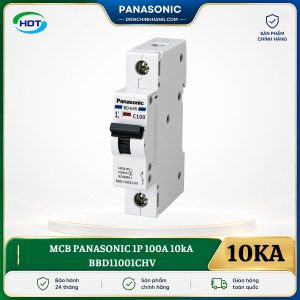 MCB Panasonic 1P 100A 10kA BBD11001CHV