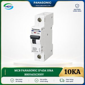MCB Panasonic 1P 63A 10kA BBD1631CHHV