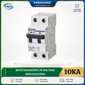 MCB Panasonic 2P 10A 10kA BBD2102CHHV