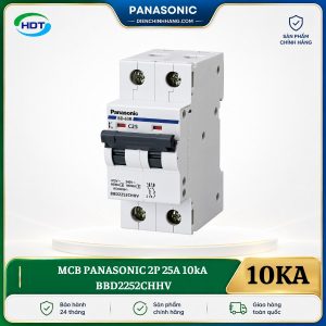 MCB Panasonic 2P 25A 10kA BBD2252CHHV