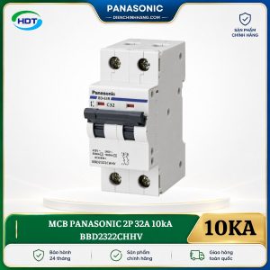 MCB Panasonic 2P 32A 10kA BBD2322CHHV