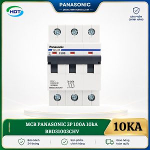 MCB Panasonic 3P 100A 10kA BBD31003CHV