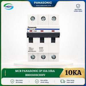 MCB Panasonic 3P 10A 10kA BBD3103CHHV
