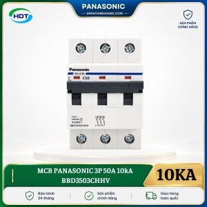 MCB Panasonic 3P 50A 10kA BBD3503CHHV