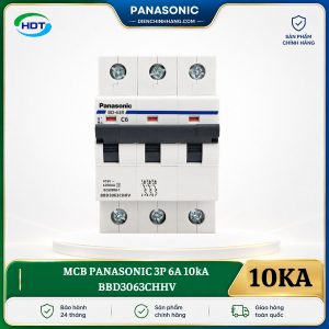 MCB Panasonic 3P 6A 10kA BBD3063CHHV
