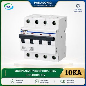 MCB Panasonic 4P 100A 10kA BBD41004CHV