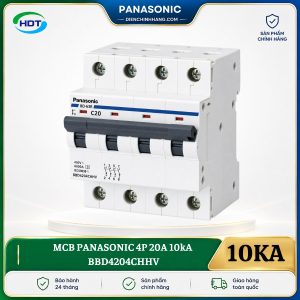 MCB Panasonic 4P 20A 10kA BBD4204CHHV