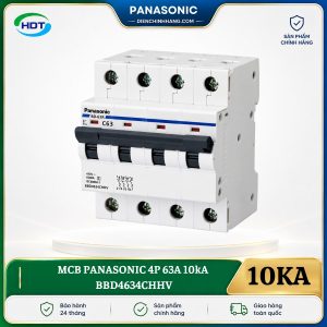 MCB Panasonic 4P 63A 10kA BBD4634CHHV