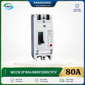 MCCB Panasonic 2P 80A BBSF2280CTCV