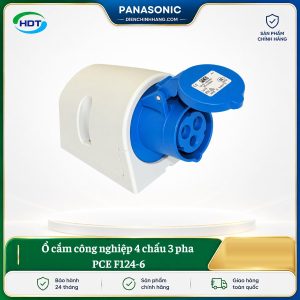 Ổ cắm công nghiệp 4 chấu 3 pha PCE F124-6