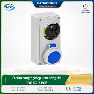 Ổ cắm công nghiệp kèm công tắc F61132-6 PCE
